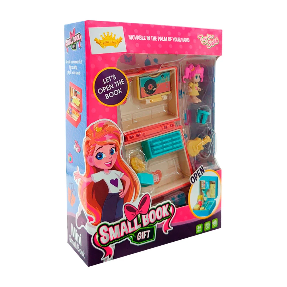 Set de mini caja de juego con accesorios mini, variedad de temáticas …