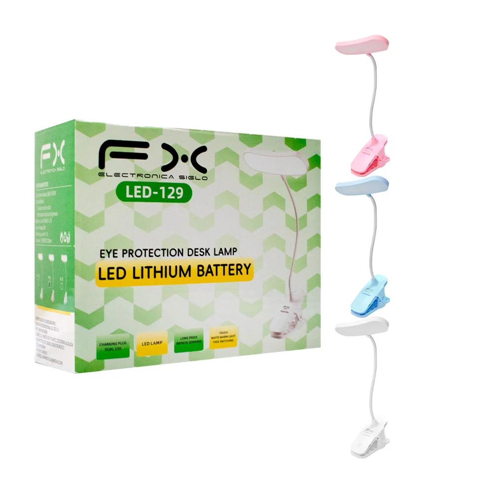 Lámpara de mesa led recargable, flexible, con tres modos de iluminaci…