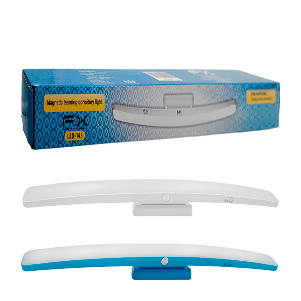 Lámpara led grande, recargable, en forma alargada, con base magnética…
