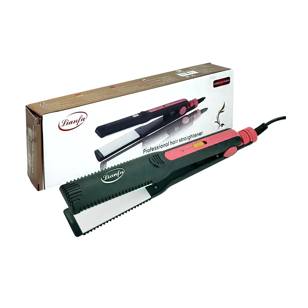 Plancha alisadora lianfa con 2 niveles de temperatura para el cabello…