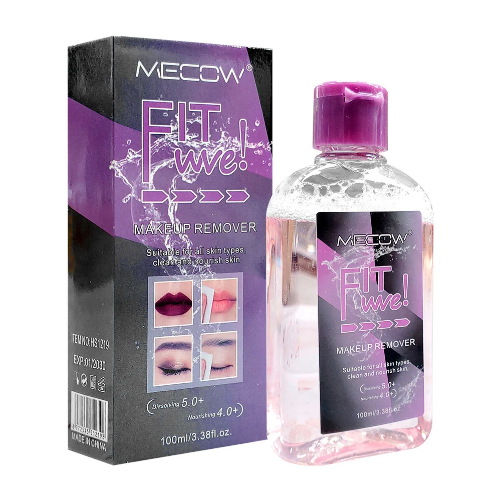 Desmaquillante fit me, líquido removedor de maquillaje a prueba de ag…