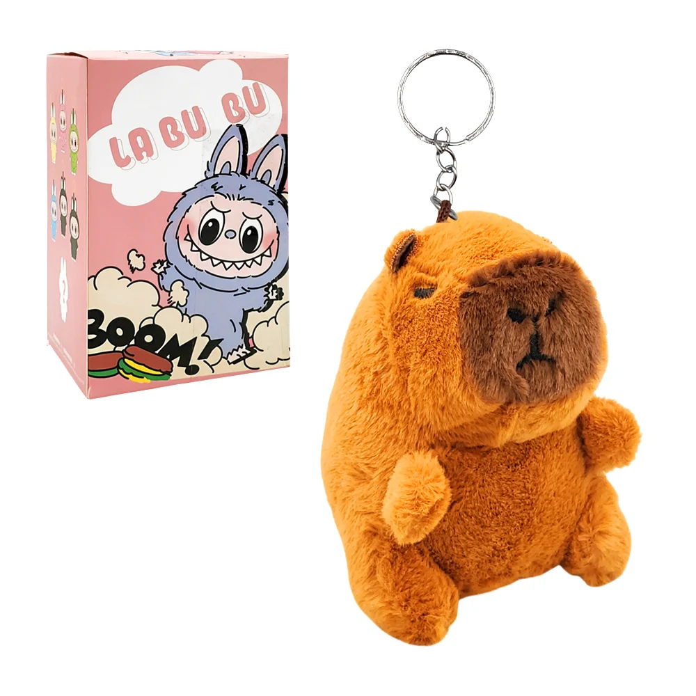 Llavero afelpado con forma de capibara, 12cm / lucky / la bu bu / lu2…