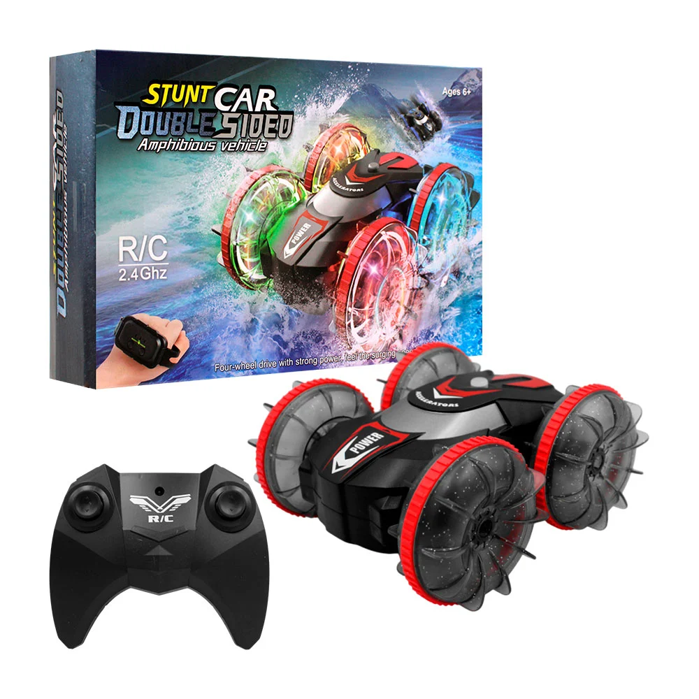 Carro de acrobacias de doble cara a control remoto + reloj de mando /…