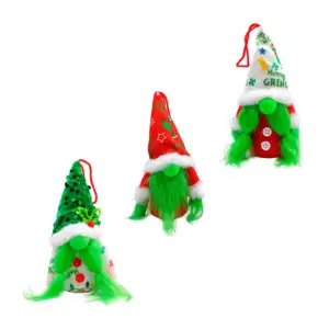 1pz adorno colgante navideño con luz temática del grinch, variedad de…