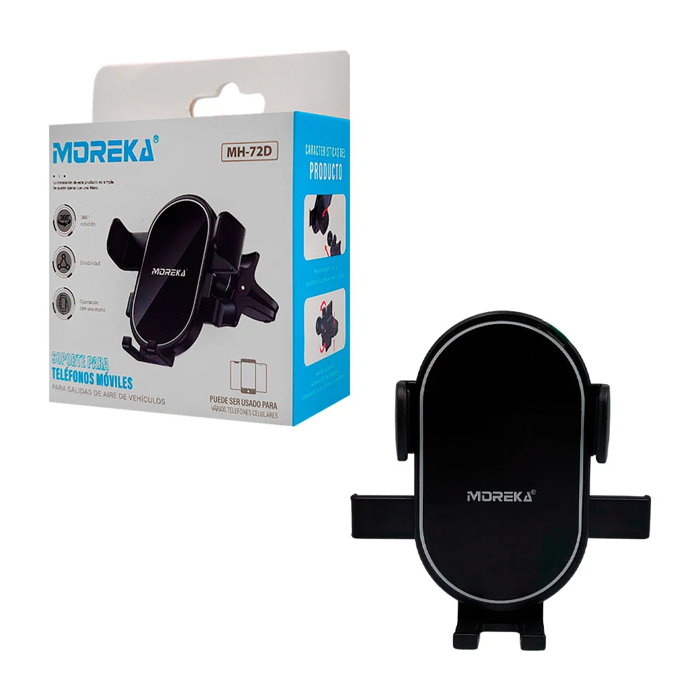 Soporte universal de teléfono moreka con pinza y rotación de 360° par…