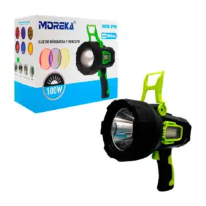 Lámpara manual moreka especial para busqueda y rescate, 100w-6000mah …