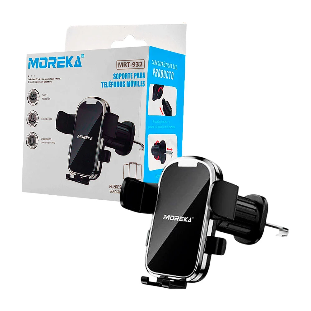 Soporte universal de teléfono moreka con gancho y rotación de 360° pa…