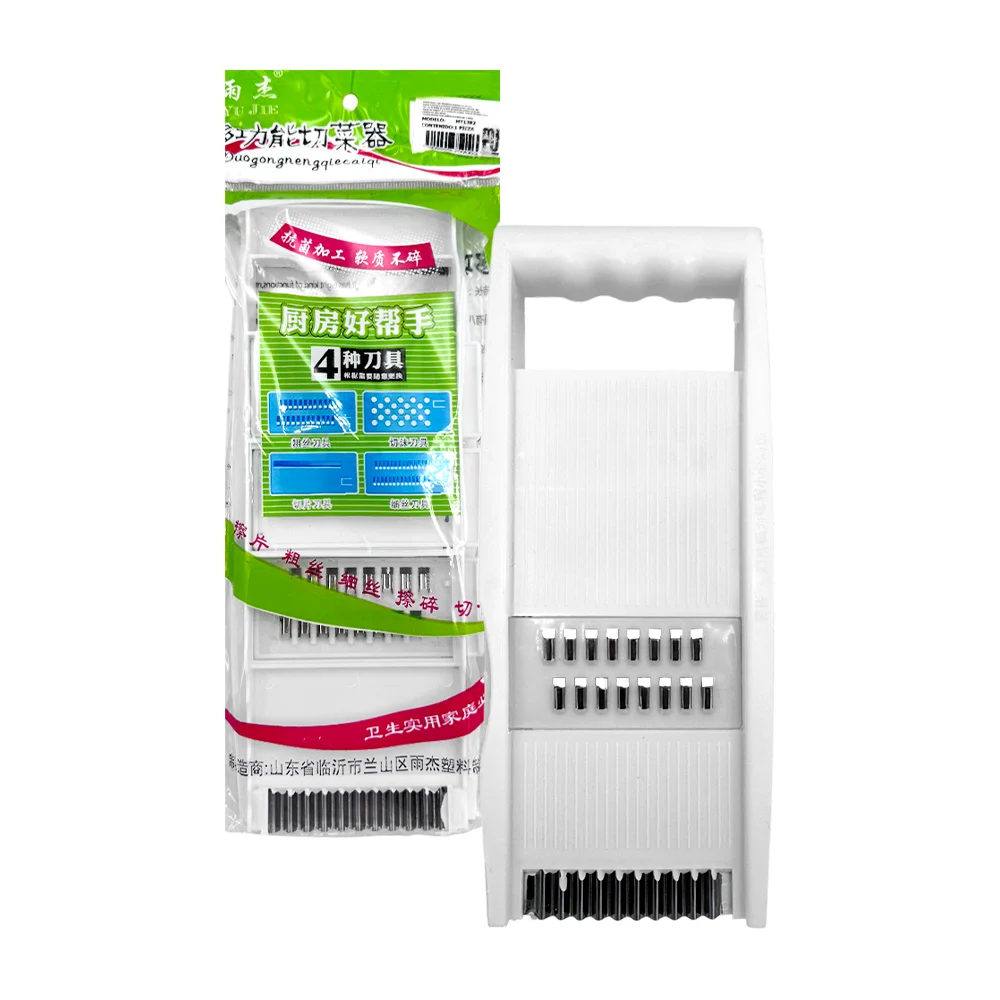 Rallador grande de plástico 4 en 1, con mango sujetador y diferentes …
