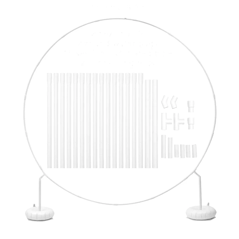Soporte redondo para globos + accesorios de contrapeso / qgj0210