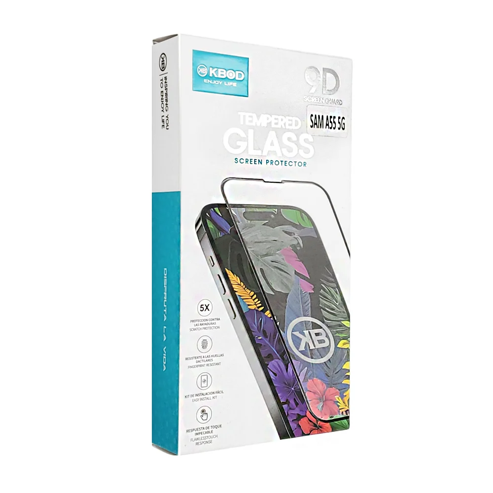1pz mica de cristal templado para samsung galaxy a55 anti caídas