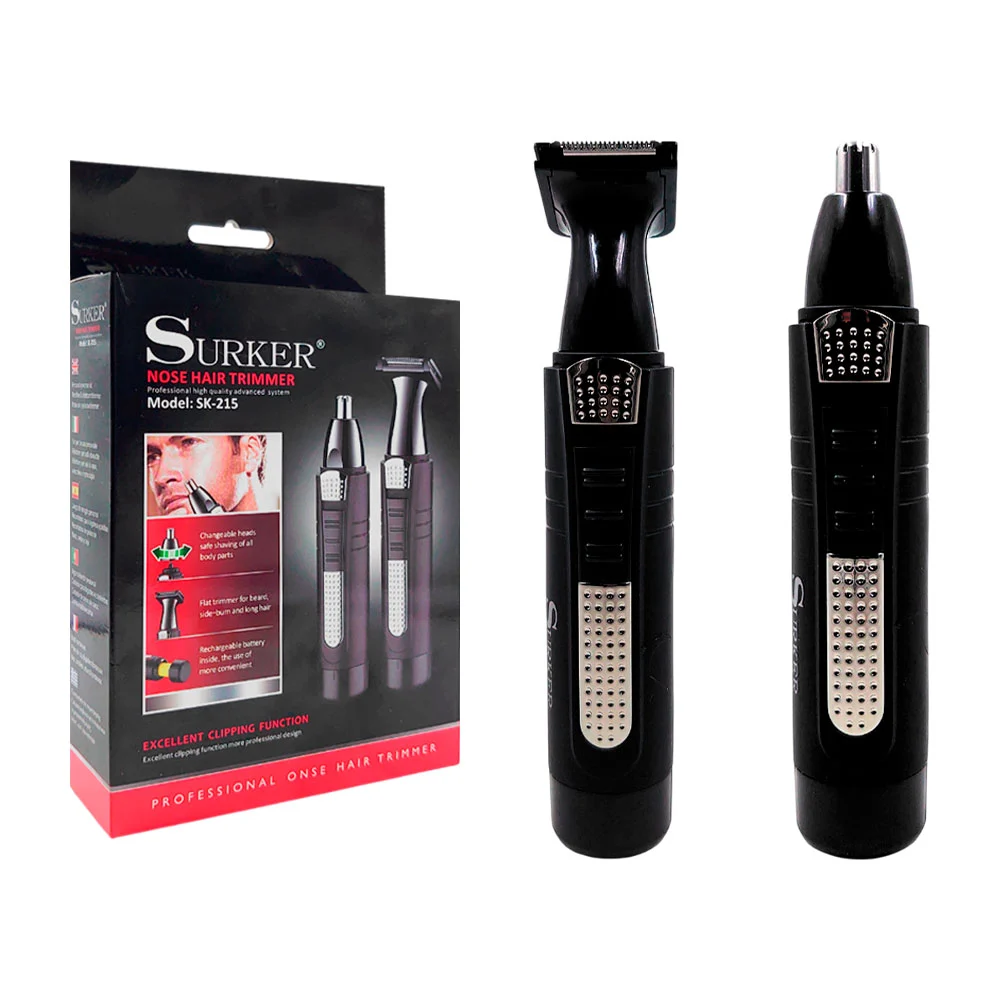 Máquina depiladora surker para el vello nasal + base y cabezal interc…