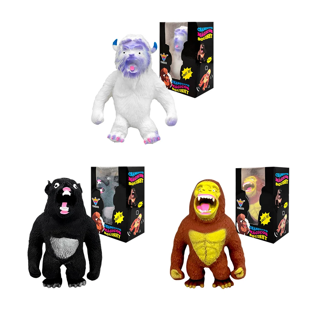 1pza Juguete antiestrés en forma de animales enojados, 15cm, variedad de modelos / 240g / tt-2941 