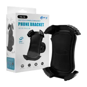 Soporte de plástico ajustable para celular adaptable a manubrios / yx…
