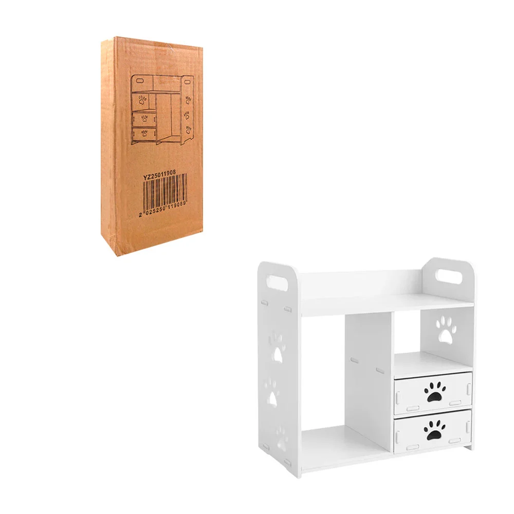 Caja organizadora de madera con múltiples compartimentos y detalles d…