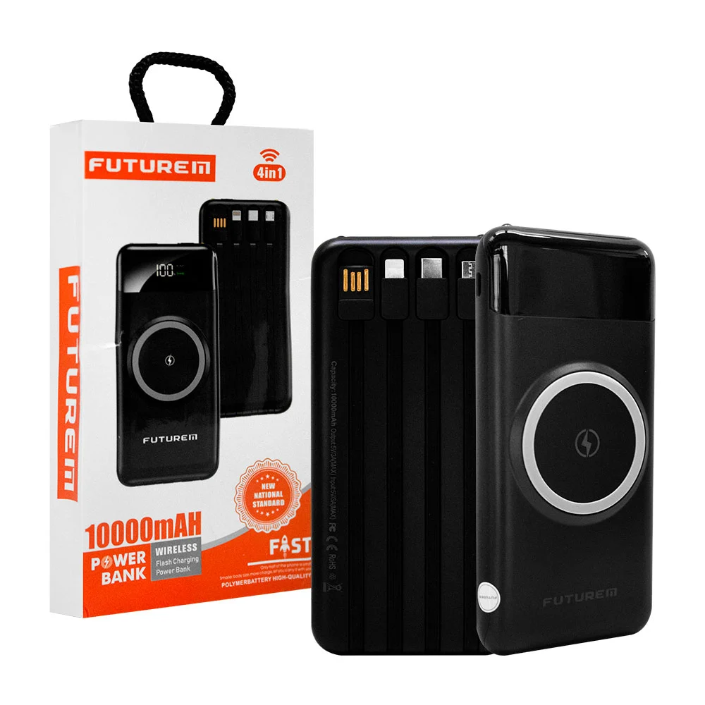 Power bank 4 en 1, con carga magnética, 1000mah y pantalla digital / …