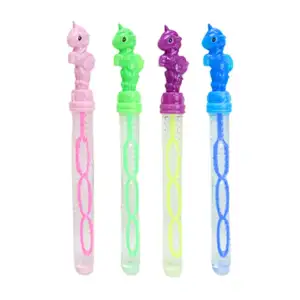 1pza Vara transparente con decoración de unicornio con jabón para hac…