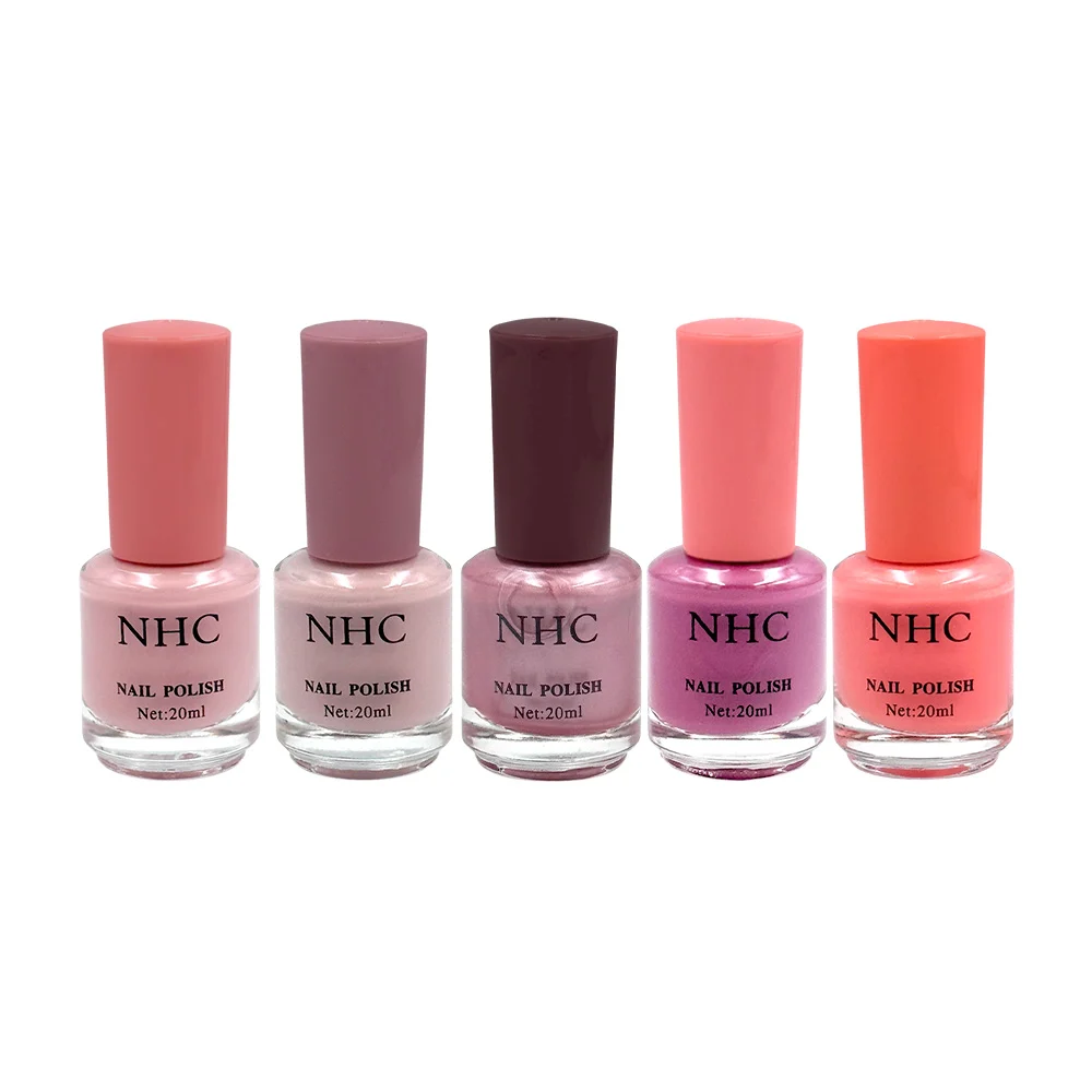 1pz esmalte nhc para uñas en tonos matte nude, 20ml, variedad / yoyo-…
