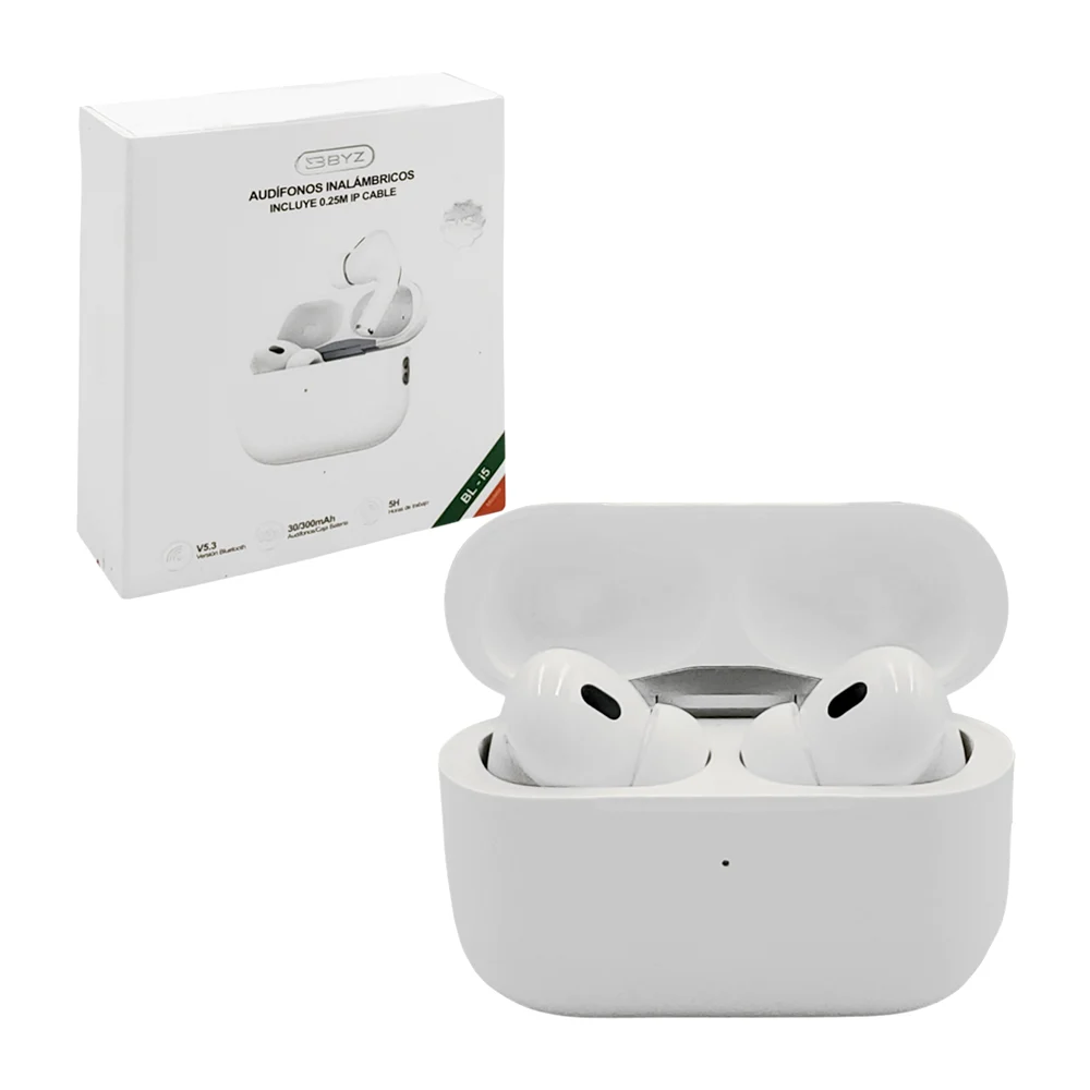 Audífonos byz inalámbricos almohadilla ergonómica, compactos + estuch…