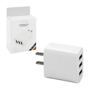 Cubo byz cargador de 15.5w con 3 puertos de carga usb / bl-a031