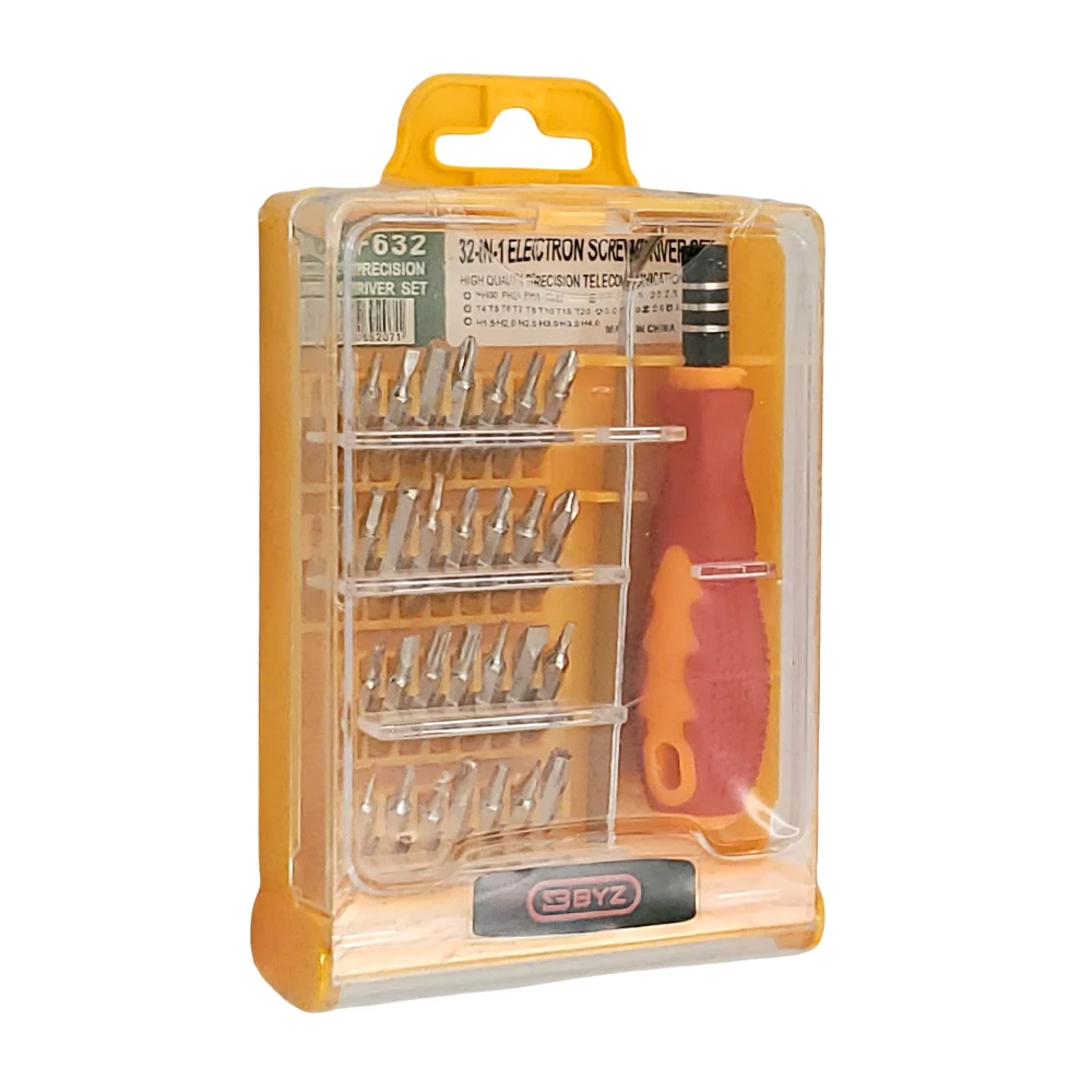 Estuche de desarmador byz con 30 puntas intercambiables / bl-f632