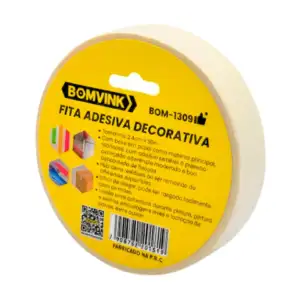 Rollo de cinta adhesiva de papel con medida de 2.4cmx30m / bomvink