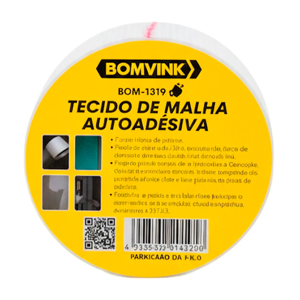 Rollo de cinta adhesiva de malla blanca con medida de 45mx5cm / bomvi…