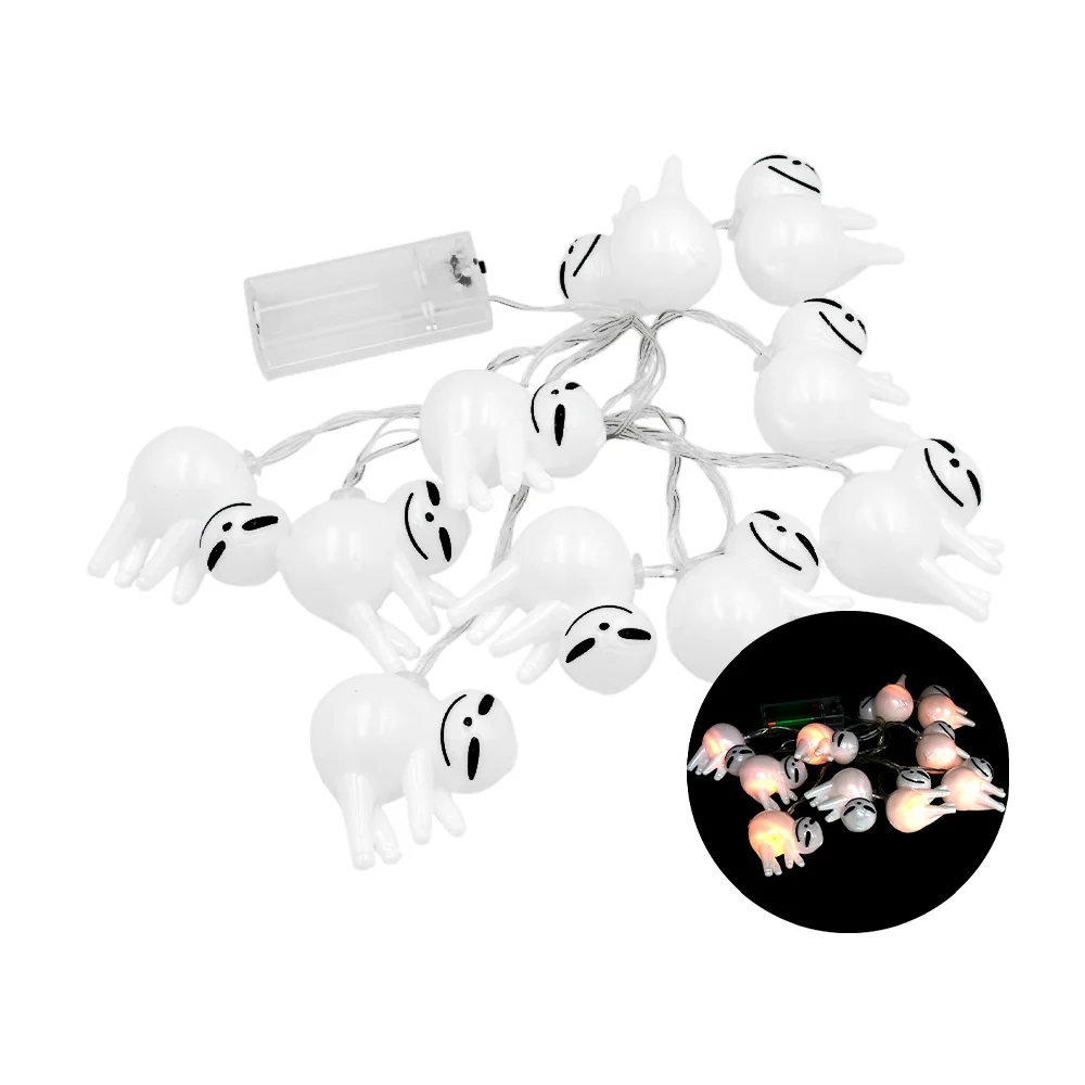 Serie guirnalda led decorativa para halloween con focos en forma de p…