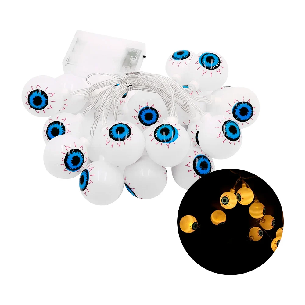 Serie guirnalda decorativa con 10 ojos led y funciona con baterías / …