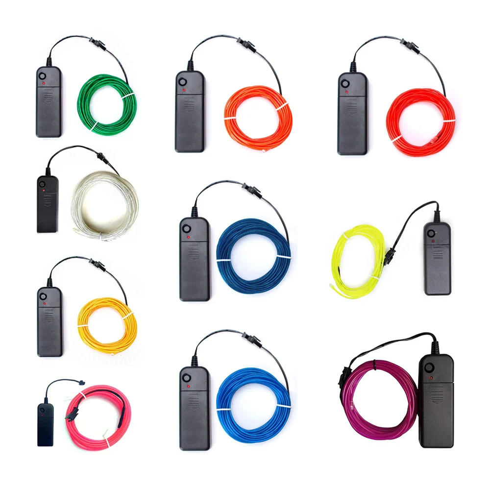 Tira led decorativa estilo hilo y brillo neón de 1.5 m, variedad de c…
