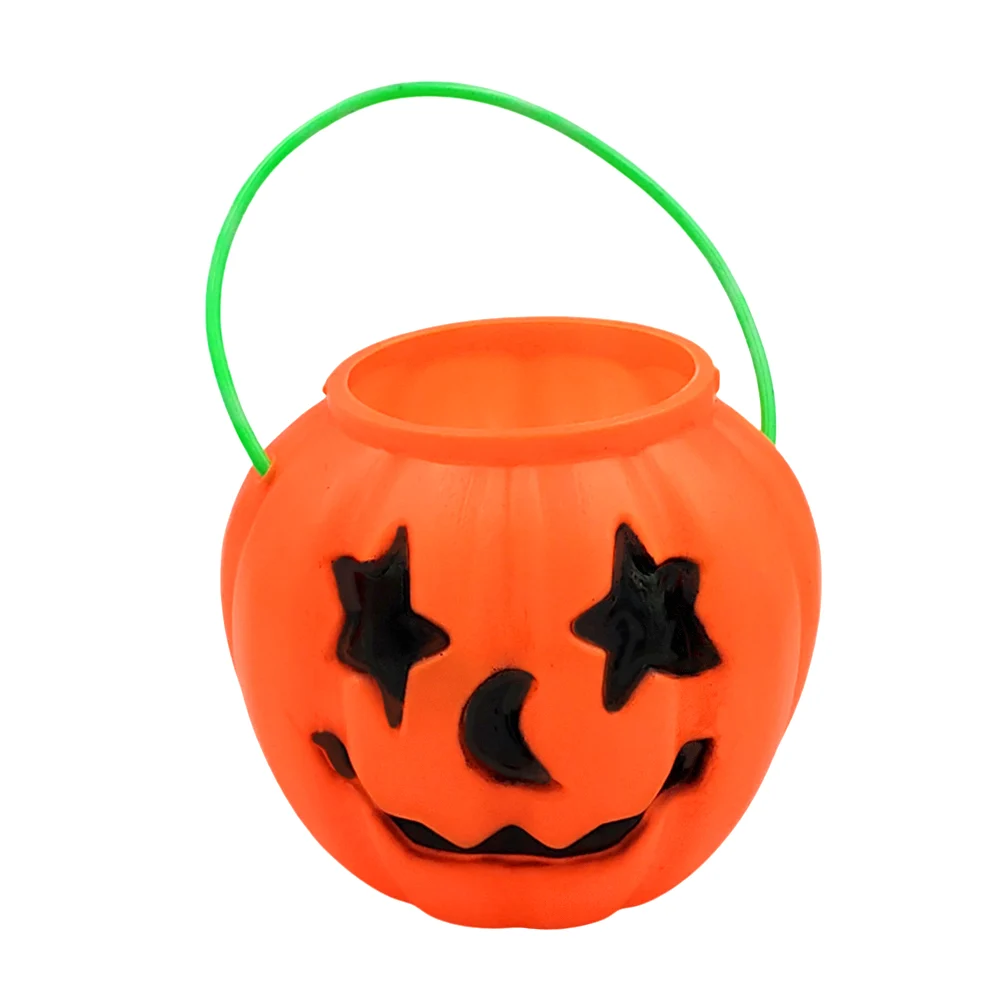 Mini calabaza de halloween con ojos de estrellas para pedir dulces, 9…