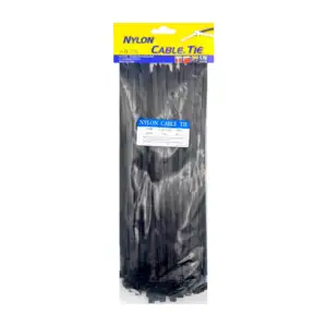 Paquete con 100 cinchos negros de nylon, 4.8x250mm / nylon cable tie …