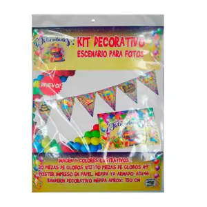 Kit decorativo de escenario para fotos con temática de felicidades / …