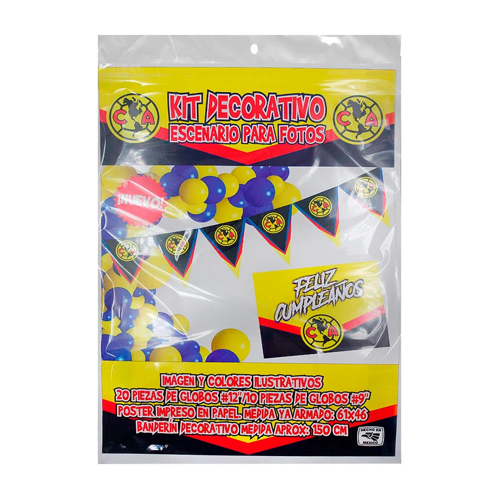 Kit decorativo de escenario para fotos con temática del club américa …