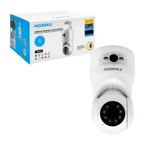Cámara wifi para exteriores con múltiples ángulos, detección de movim…