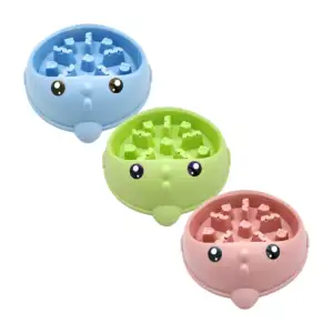 Plato anti asfixia entrenador para mascotas, forma de animalito kawai…