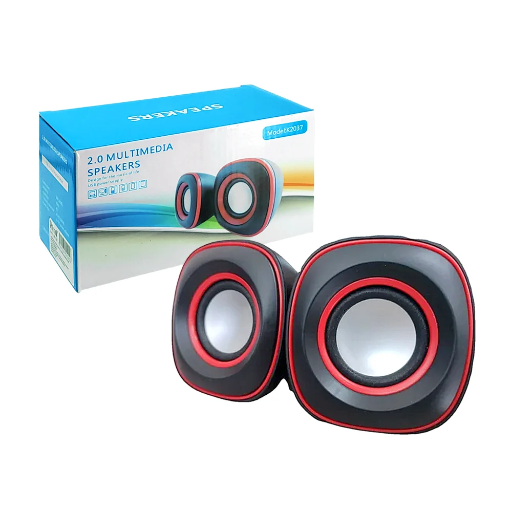 Par de altavoces-bocinas multimedia para computadora con entrada usb …