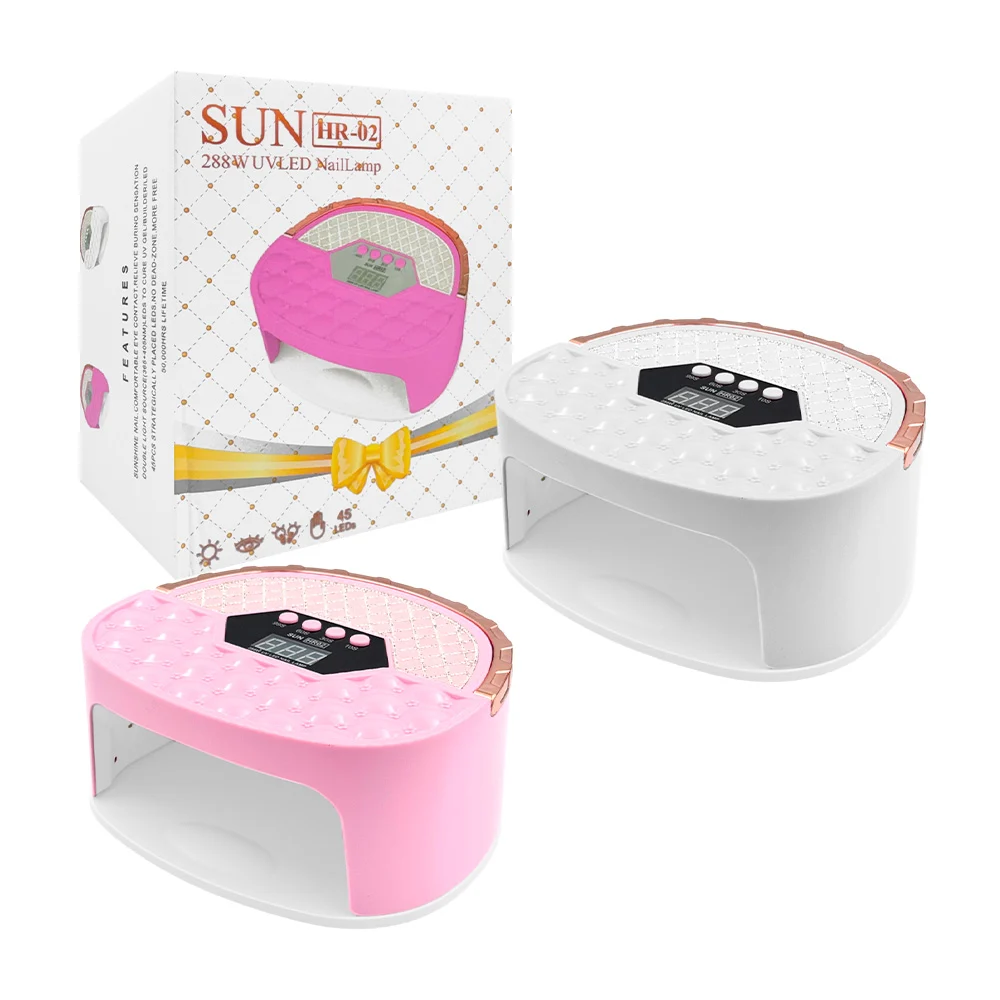 Lámpara UV led para secado de uñas, 45 leds, botones de tiempo, vario…
