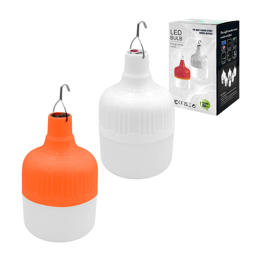 Foco grande de emergencia multifuncional con 3 niveles de luz y 2 par…