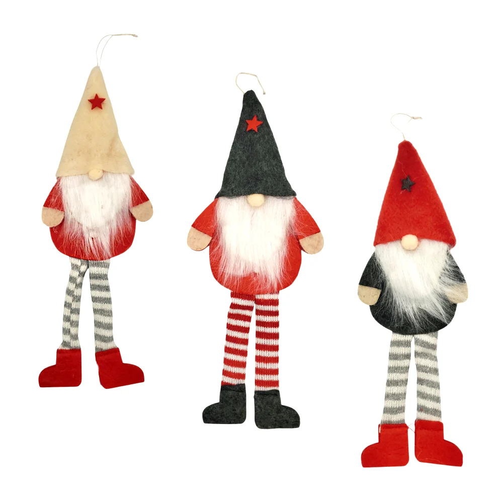 Adorno colgante con forma de gnomos con patitas, 26cm, varios colores…