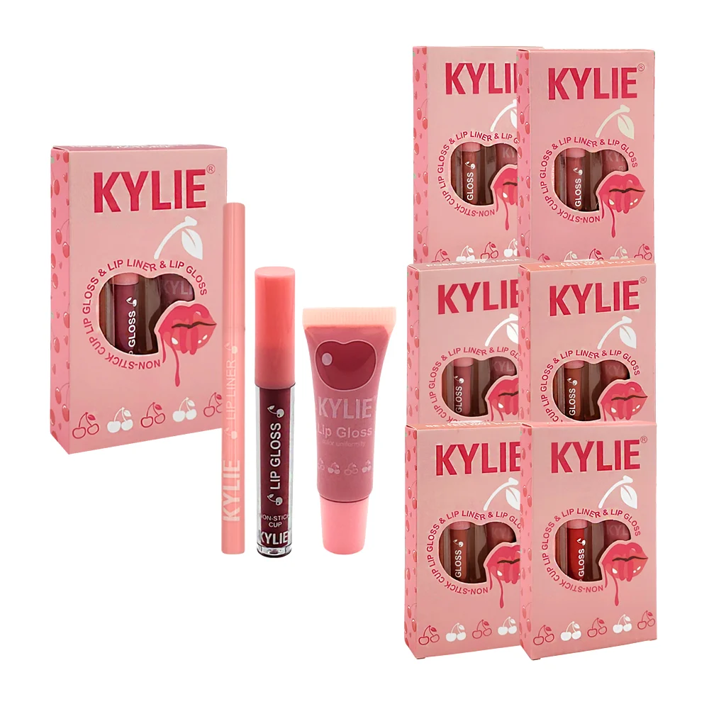 Paquete para pintar y delinear los labios con un delineador y 2 lip g…