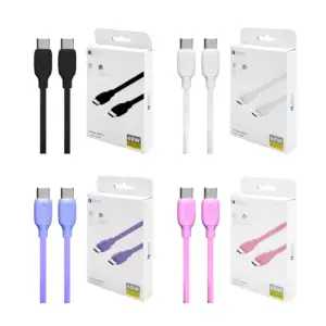 Cable nebro, usb-c a tipo c, transferencia de datos y carga 60w, 1 me…