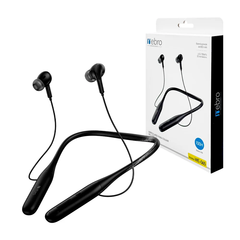 Audifonos deportivos nebro recargables 100horas de batería, ergonómic…