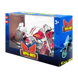 Motocicleta mediana de plástico con diseño vintage, variedad de color…