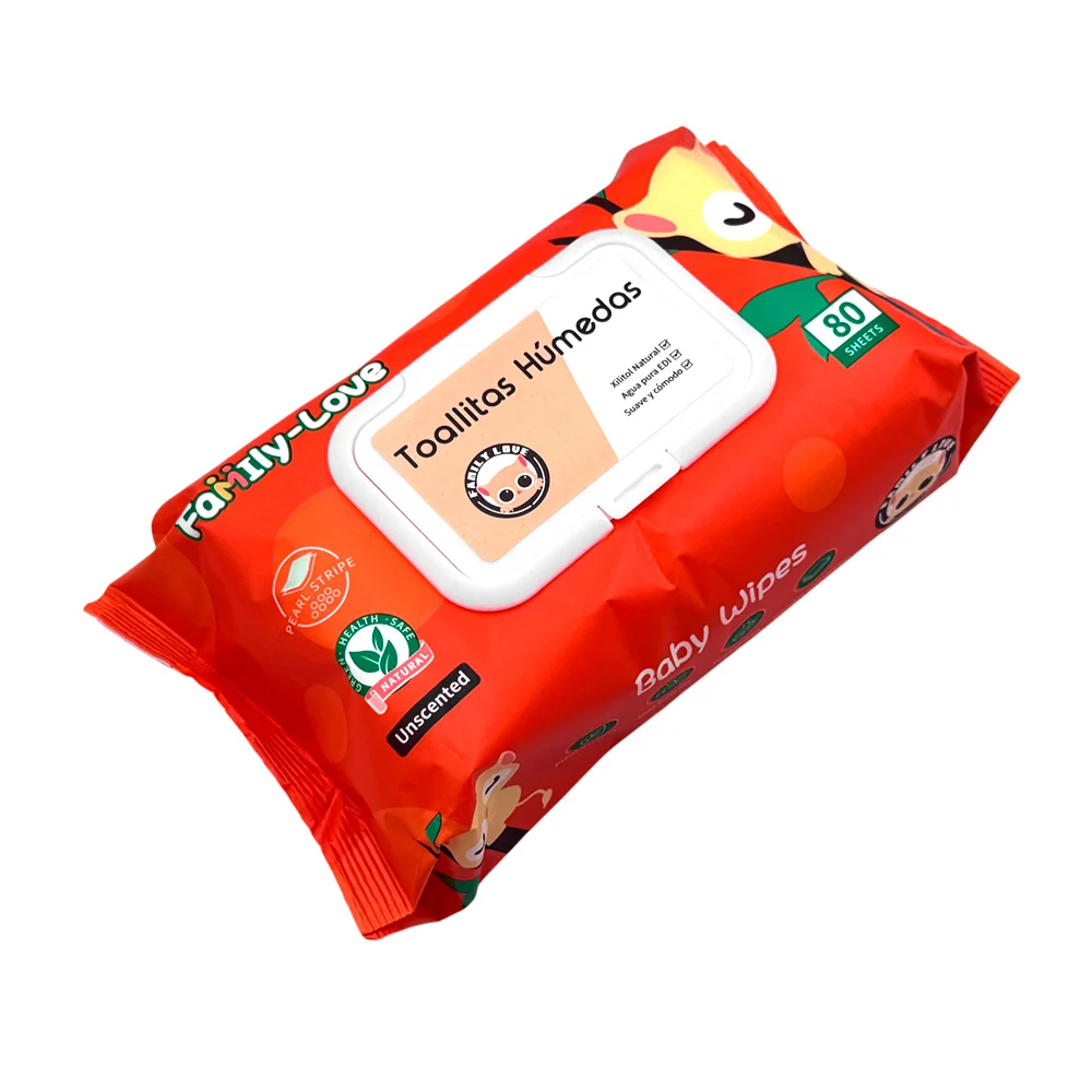 Paquete con 80 toallitas húmedas sin alcohol multiusos / zy-s2528 / z…