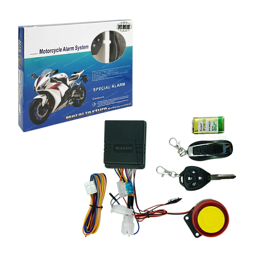 Set de alarma para motocicleta multifuncional con accesorios / zy-sfb…