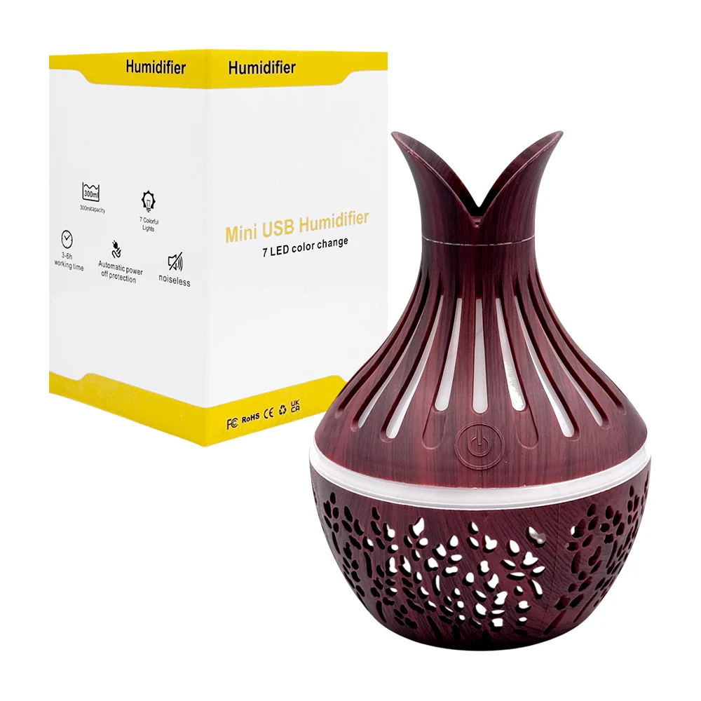 1pz Humidificador de plástico en forma de esfera, con boquilla e ilum…