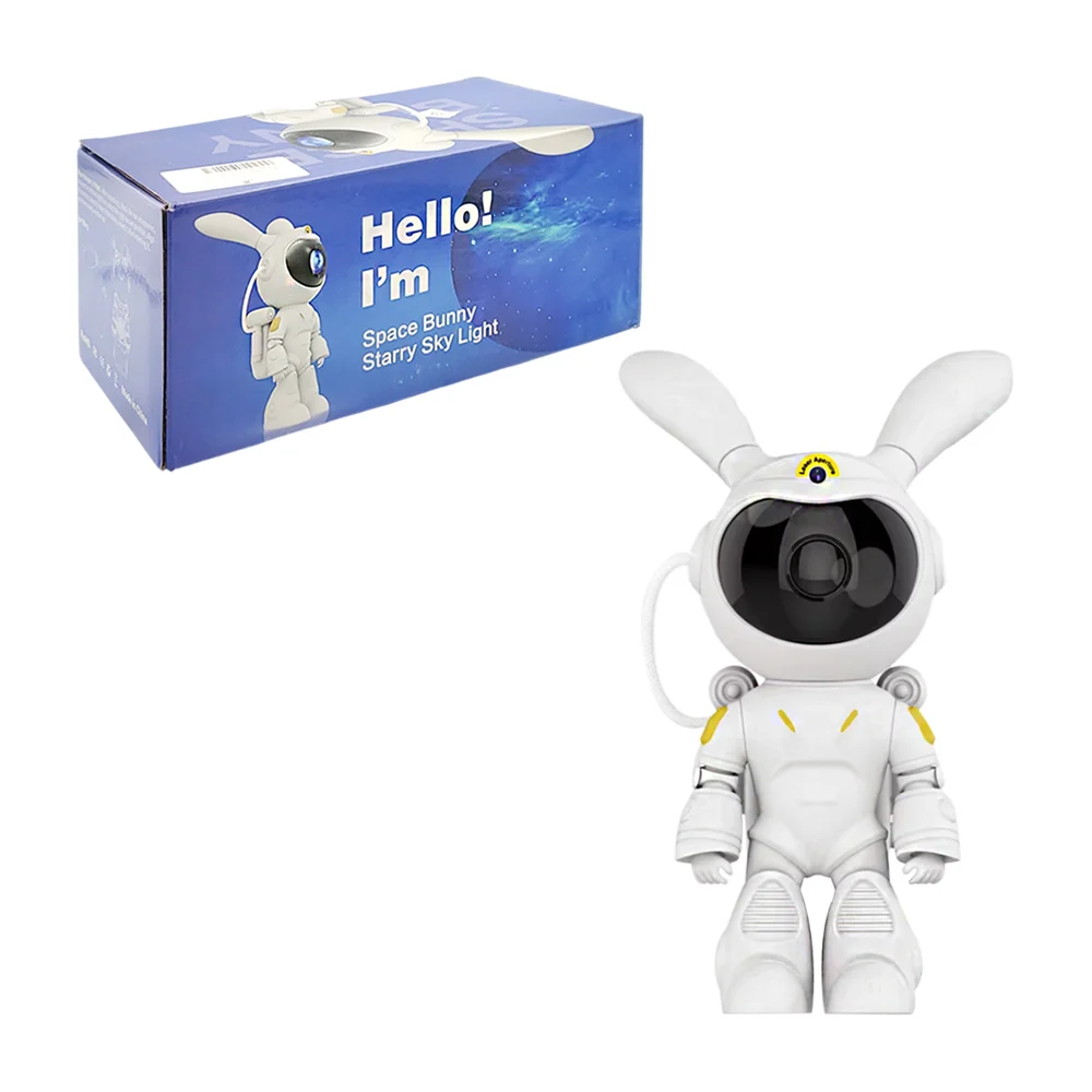 Lámpara proyector multiusos en forma de astronauta con orejas y contr…