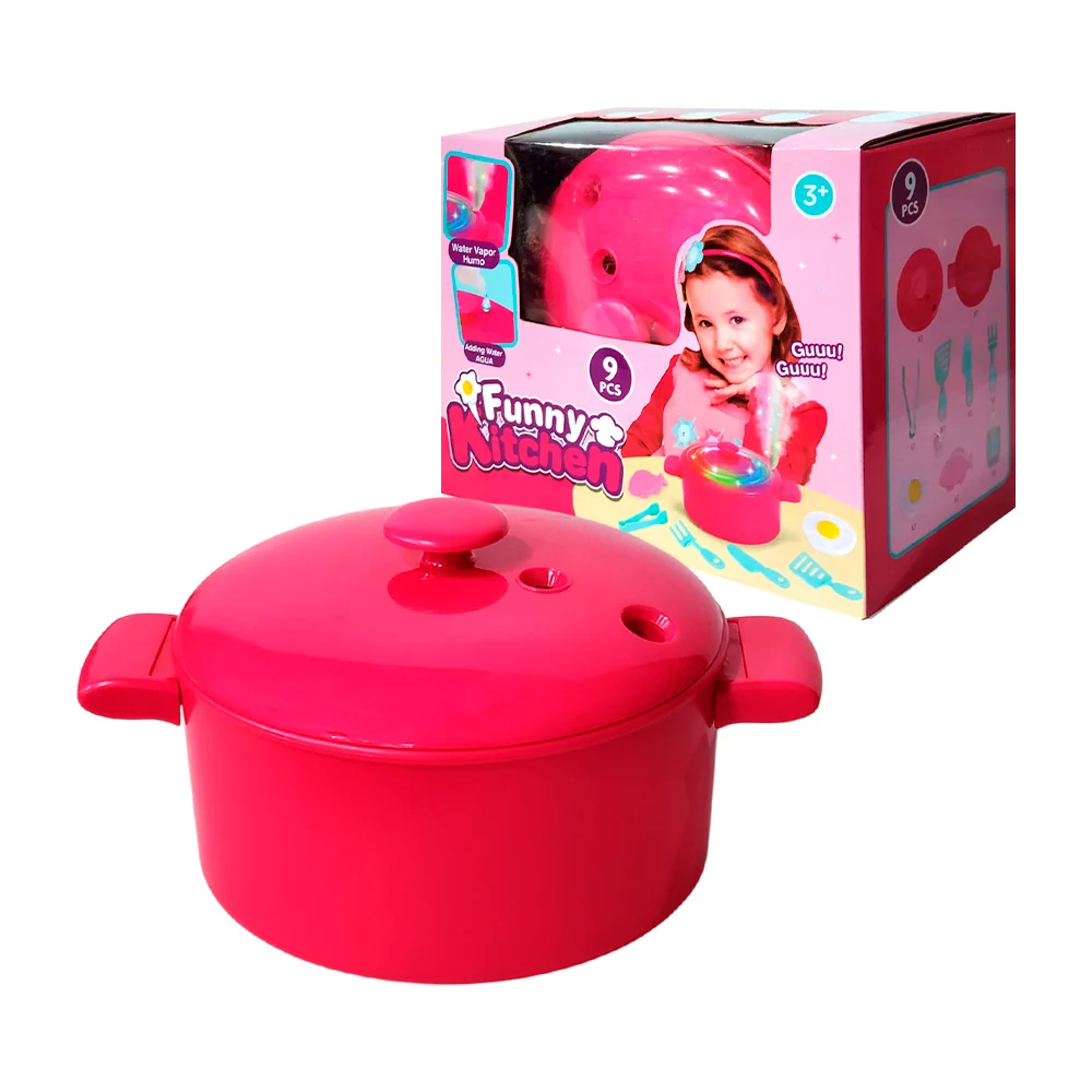 1pza Olla de juguete pequeña, de plástico con función de humidificado…