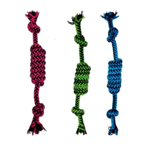Juguete mordedera de cuerda para mascotas, 29cm, color surtido / 06003