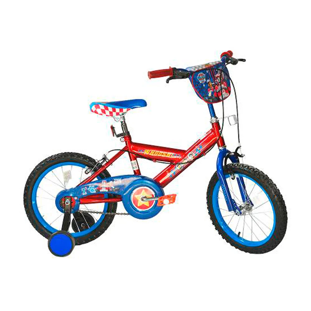 Bicicleta infantil de 12 pulgadas con estampado de paw patrol y llant…